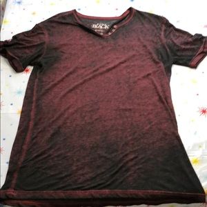 Buckle black short sleeve shirt